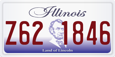 IL license plate Z621846