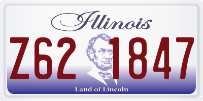 IL license plate Z621847