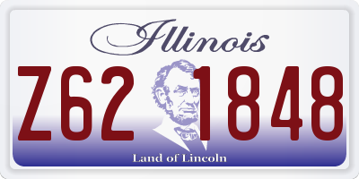 IL license plate Z621848