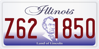 IL license plate Z621850