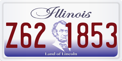 IL license plate Z621853