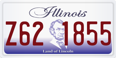 IL license plate Z621855