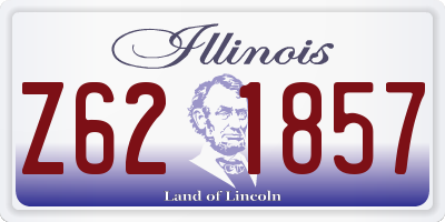 IL license plate Z621857