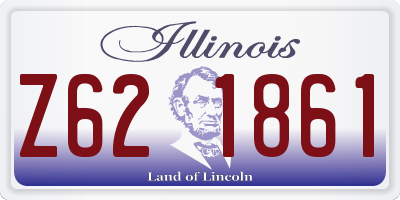 IL license plate Z621861