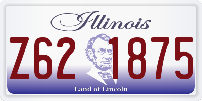IL license plate Z621875