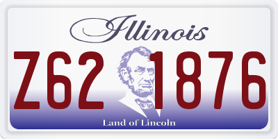 IL license plate Z621876