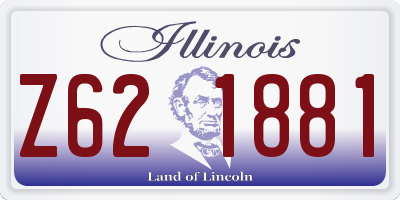 IL license plate Z621881
