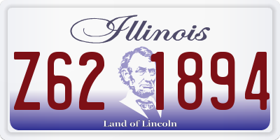 IL license plate Z621894