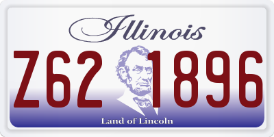 IL license plate Z621896