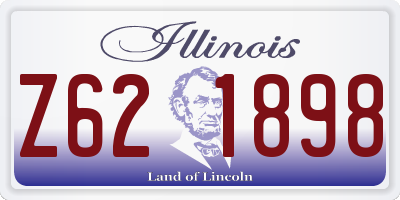 IL license plate Z621898