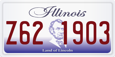 IL license plate Z621903