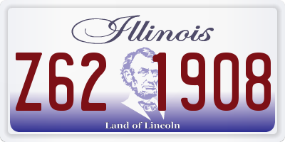 IL license plate Z621908