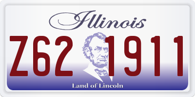 IL license plate Z621911