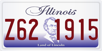 IL license plate Z621915