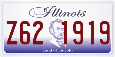 IL license plate Z621919
