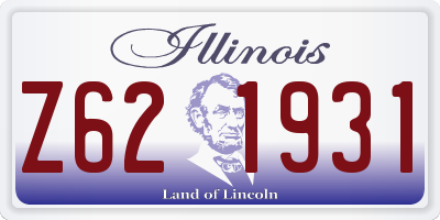 IL license plate Z621931