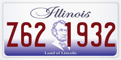 IL license plate Z621932