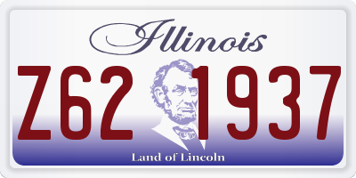 IL license plate Z621937