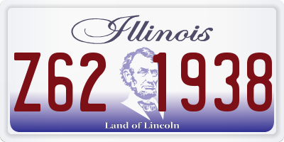 IL license plate Z621938