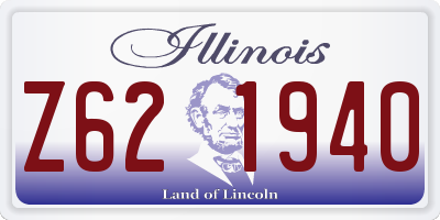 IL license plate Z621940