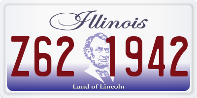 IL license plate Z621942