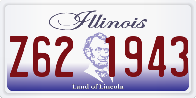 IL license plate Z621943