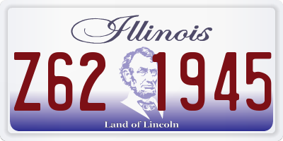 IL license plate Z621945