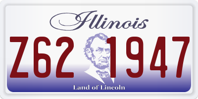 IL license plate Z621947
