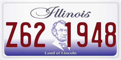 IL license plate Z621948