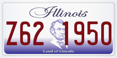 IL license plate Z621950