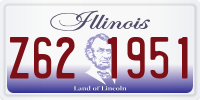 IL license plate Z621951