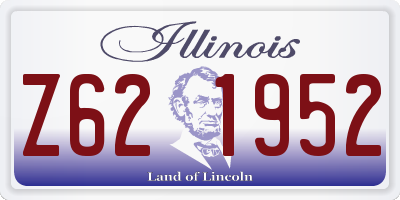 IL license plate Z621952