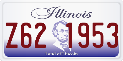 IL license plate Z621953