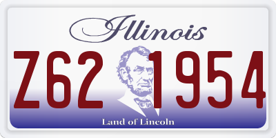 IL license plate Z621954
