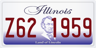 IL license plate Z621959