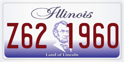 IL license plate Z621960