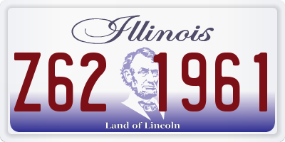 IL license plate Z621961