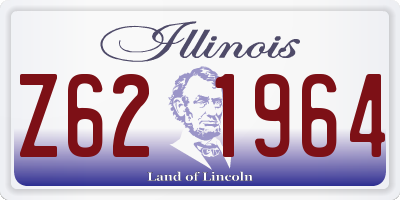 IL license plate Z621964