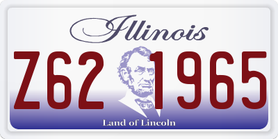 IL license plate Z621965