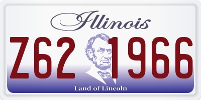 IL license plate Z621966