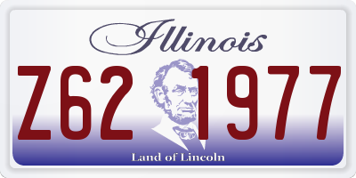 IL license plate Z621977