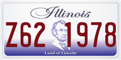 IL license plate Z621978