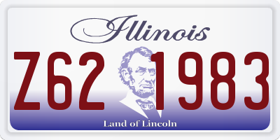 IL license plate Z621983
