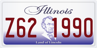 IL license plate Z621990