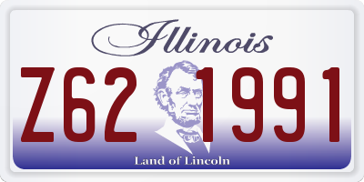 IL license plate Z621991