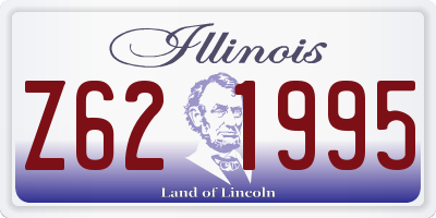 IL license plate Z621995