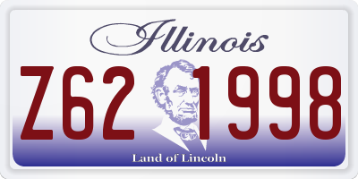 IL license plate Z621998