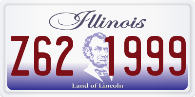 IL license plate Z621999