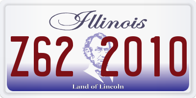 IL license plate Z622010