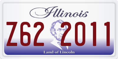 IL license plate Z622011